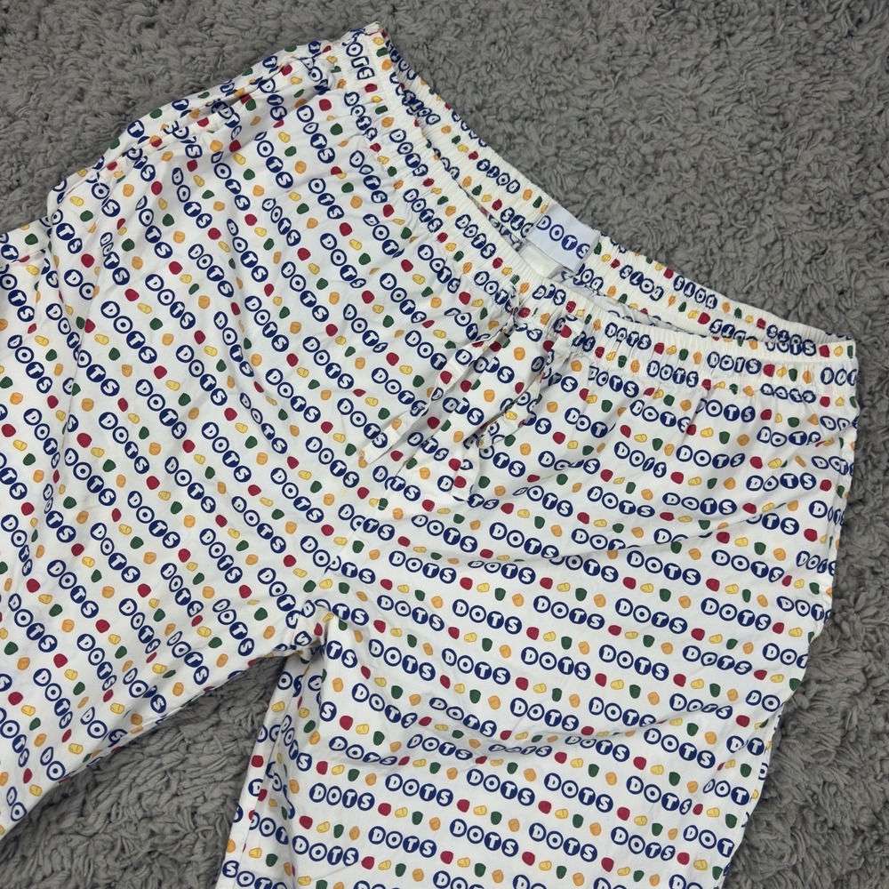 DOTS Candy Pajama Fun Pants with Drawstring Men's Size XL